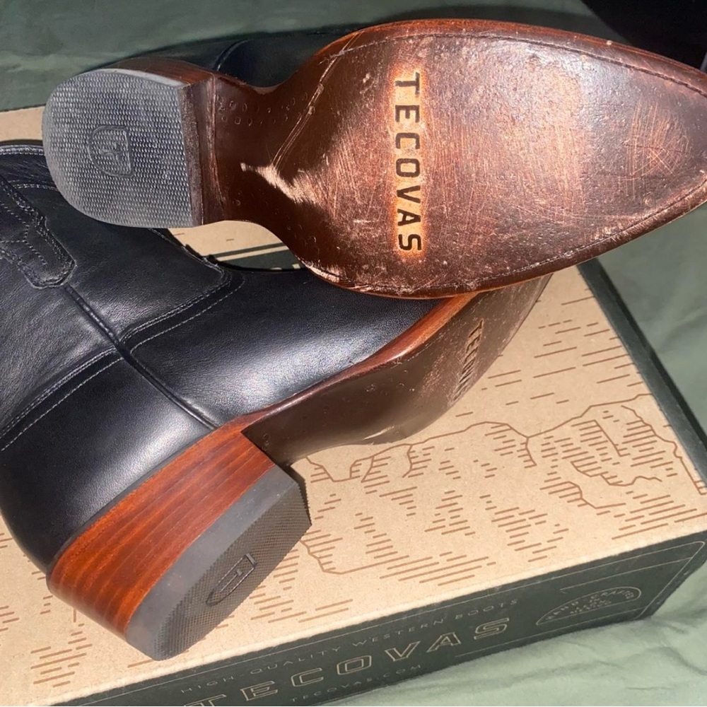 Tecovas Black and Brown Women’s Western Boots